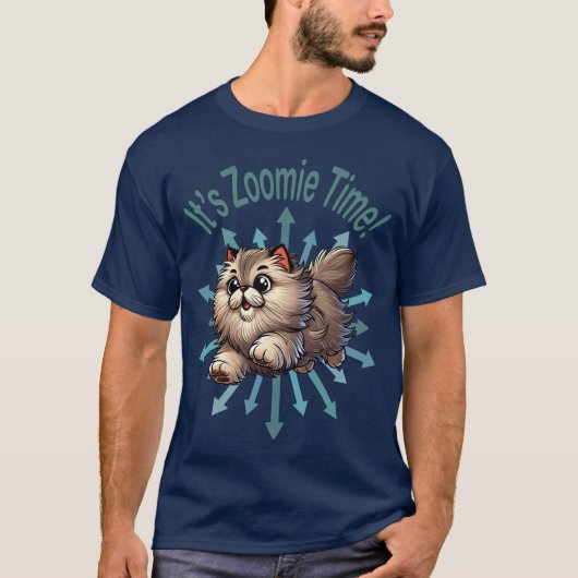 ゾーミー・タイム・ペルシャ猫 Tシャツ (正面)