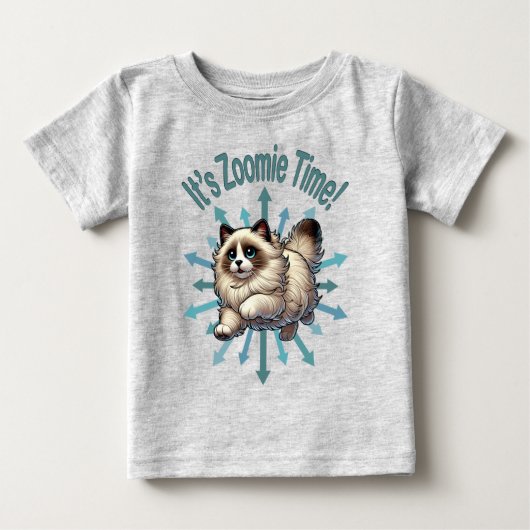 ゾーミー・タイム・ラグドール・キャットだ ベビーTシャツ (正面)