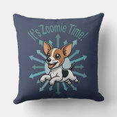 ゾーミー・タイム・ラット・テリアだ クッション (裏面)