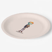 ゾームビパーソナライズされたハロウィーン ペーパープレート (アングル)