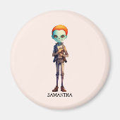 ゾームビパーソナライズされたハロウィーン マグネット (正面)