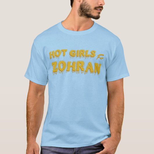 ゾーラン支持の女の子Tシャツ、NYCのためのゾーラン Tシャツ (正面)
