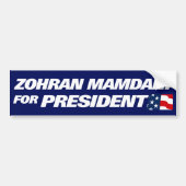 ゾーラン・マムダニ大統領2028 バンパーステッカー (正面)