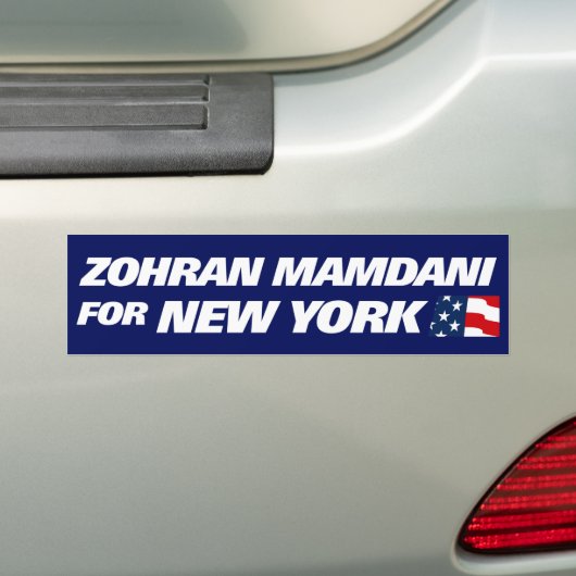 ゾーラン・マムダニ for NYC 2025 バンパーステッカー (車上)