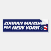 ゾーラン・マムダニ for NYC 2025 バンパーステッカー (正面)