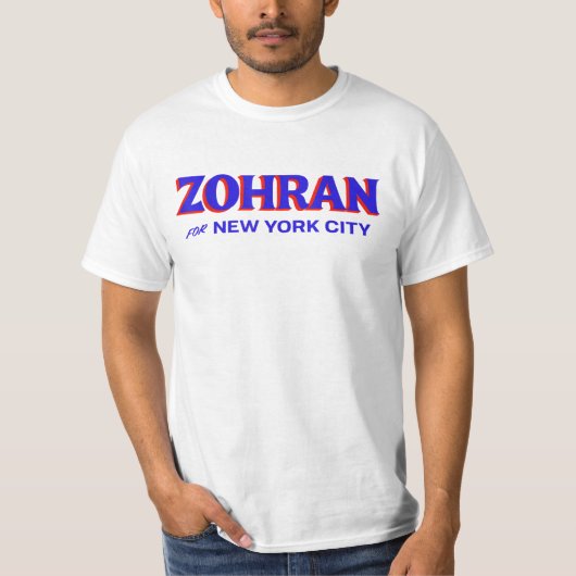 ゾーラン・マムダニ NYC市長 Funny Cool Trendy Tシャツ (正面)