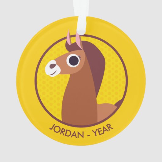 ゾーラ馬 オーナメント (裏面)