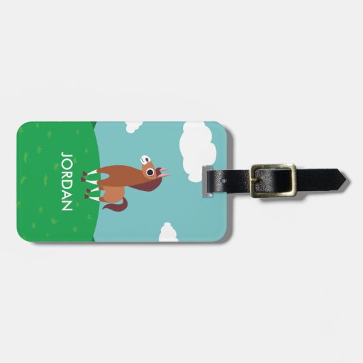 ゾーラ馬 ラゲッジタグ (正面横)