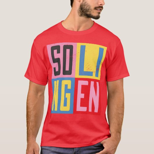 ゾーリンゲン市デザイン友達 Tシャツ (正面)