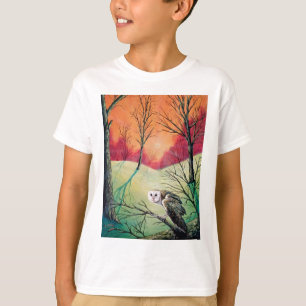 "ゾーレンを特色にするフクロウプロダクト: Ga Hooleのフクロウ" Tシャツ