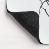 ゾーレンAabye Kierkegaardの風刺漫画 マウスパッド (コーナー)