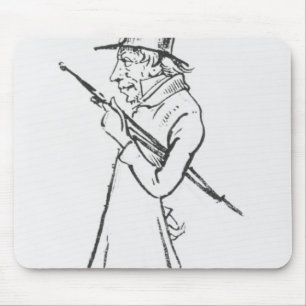 ゾーレンAabye Kierkegaardの風刺漫画 マウスパッド