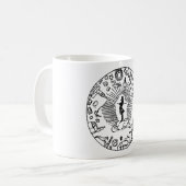 "ゾーレンKIERKEGAARDおよび海賊の出来事" コーヒーマグカップ (正面左)