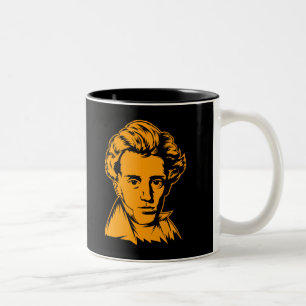 ゾーレンKierkegaardの哲学のexistentialistのportra ツートーンマグカップ