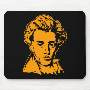 ゾーレンKierkegaardの哲学のexistentialistのportra マウスパッド