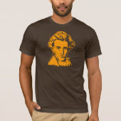 ゾーレンKierkegaardの哲学のexistentialistのportra Tシャツ (正面)