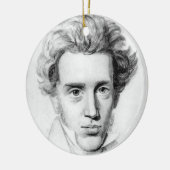 "ゾーレンKIERKEGAARD " セラミックオーナメント (左)