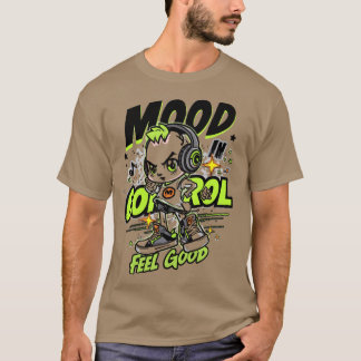 ゾーンに入って感じるビート - 都市音楽とゲーミングカルチャー Tシャツ