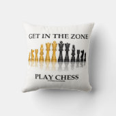 ゾーンに入るチェスの遊アドバイスチェスセットのピース クッション (裏面)