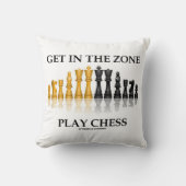 ゾーンに入るチェスの遊アドバイスチェスセットのピース クッション (正面)