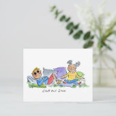 ゾーンを冷やす ポストカード (スタンド正面)