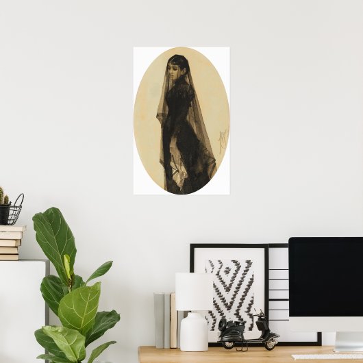 ゾーン – 未亡人 ポスター (ホームオフィス)