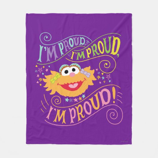 ゾー誇りを持ったイ フリースブランケット (正面)