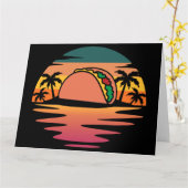 タおもしろいコサマーバケーション島：シンコ・デ・マヨ カード (黄色い花)