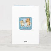 タおもしろいブ飲誕生日 カード (裏面)