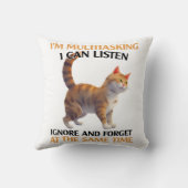 タおもしろい数々のスク猫ことわざ クッション (裏面)