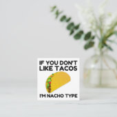 タもしコが嫌いなのナチョタイプ スクエア名刺 (スタンド正面)