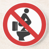 タイおもしろいの看板に足⚠なし⚠ コースター (正面)