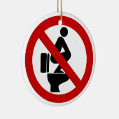 タイおもしろいの看板に足⚠なし⚠ セラミックオーナメント (右)