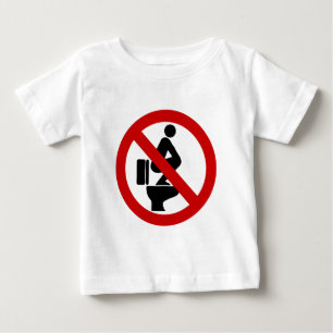 タイおもしろいの看板に足⚠なし⚠ ベビーTシャツ