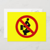 タイおもしろいの看板に足⚠なし⚠ ポストカード (正面/裏面)