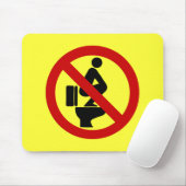 タイおもしろいの看板に足⚠なし⚠ マウスパッド (マウス)