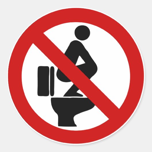 タイおもしろいの看板に足⚠なし⚠ ラウンドシール (正面)