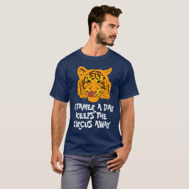 タイおもしろいガーAタマー1日カスタマイズ可能 Tシャツ