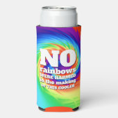 タイおもしろいダイの虹が傷つけられなかった… スリム缶クーラー (Seltzer裏面)