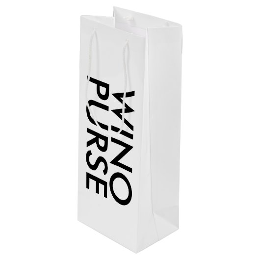 タイおもしろいプウィノの財布トートワイン抱き枕 ワインギフトバッグ (正面アングル)