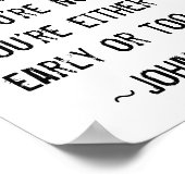 タイおもしろいム引用文ジョハンクルーフ ポスター (角)