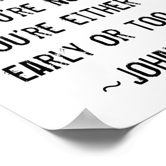 タイおもしろいム引用文ジョハンクルーフ ポスター (角)