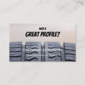 タイおもしろいヤのフィッターとホイールの専門家のチューニング 名刺 (正面)