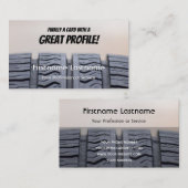 タイおもしろいヤ工芸品及びホイール専門チューニングビジネス 名刺 (正面/裏面)