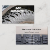 タイおもしろいヤ工芸品及びホイール専門チューニングビジネス 名刺 (正面/裏面)