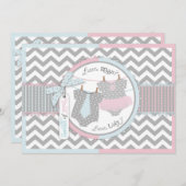 タイおよびチュチュの性はサンキューカードを明らかにします サンキューカード (正面/裏面)