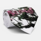 タイかサッシュを結婚している"花盛りの盆栽" ネクタイ (ロール)