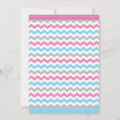 タイかチュチュのベビーシャワーの招待状 招待状 (裏面)