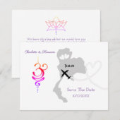 タイでの海外挙式 Save The Date セーブザデート (正面/裏面)