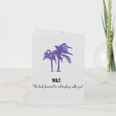 タイでの結婚式パスポート招待状 招待状 (裏面)